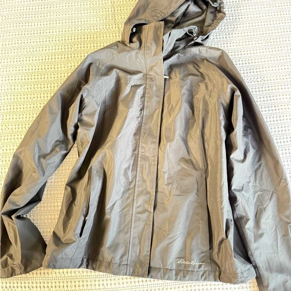 Eddie Bauer Black Rain Jacket